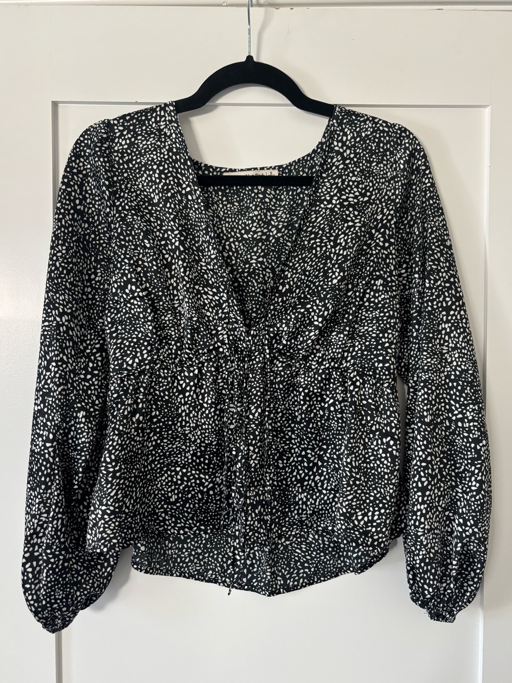 Abercrombie & Fitch Floral Print Long Sleeve Blouse Size Small Cottagecore Top